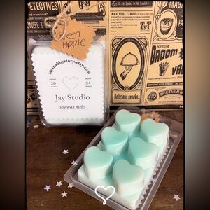 🖤🖤GREEN APPLE 🍏 Country Style, Soft Pastel, Handcrafted Soy Wax Melts.🫶🏽